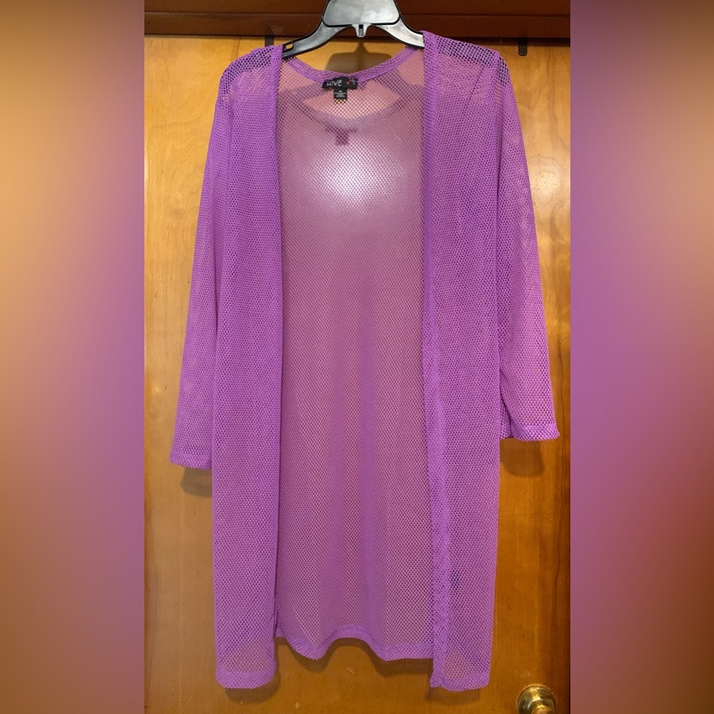 Love Size M Fishnet Coverup